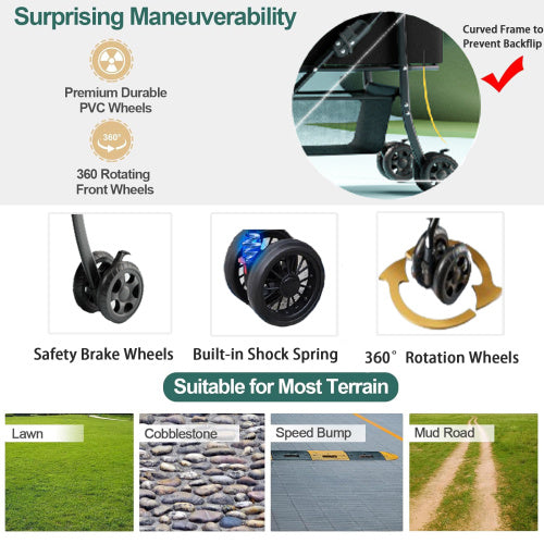 2 In 1 Folding Dog Stroller, Carrier & Car Seat