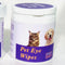 3-in-1 Pet Finger Dental Wipes For Eyes, Ears, Dental Care; Pack Of 50