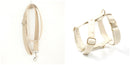 Nude Elegant Collar Leash Set