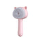 Rechargeable Self-Cleaning Pet Grooming Brush with Mist