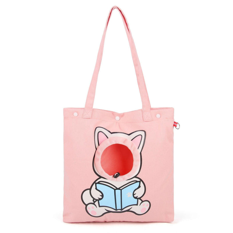 Peek-a-Boo Animal Canvas Shoulder Bag