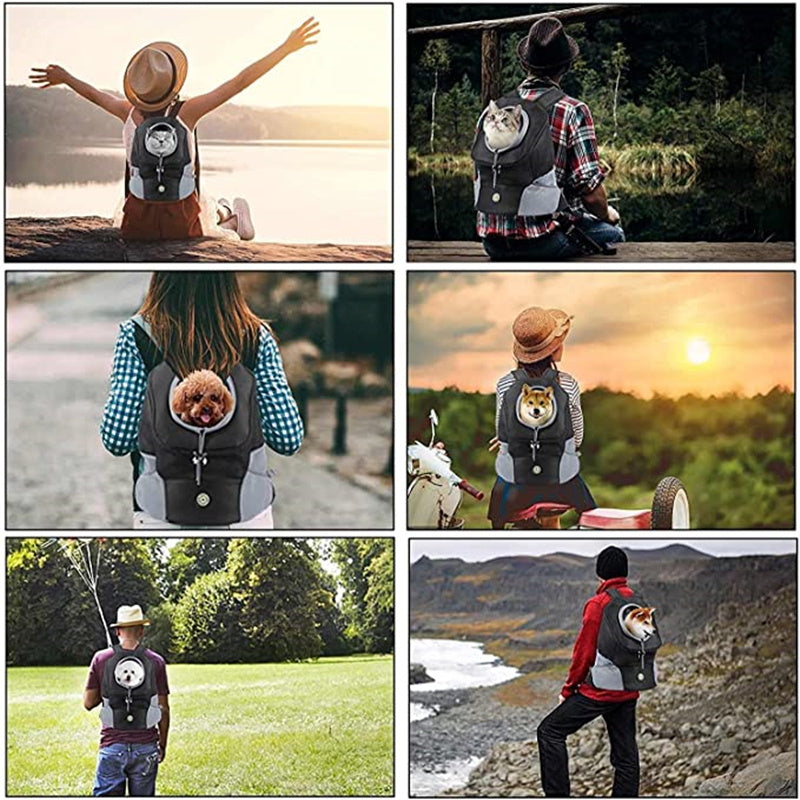 Mesh Backpack Carrier Bag For Dogs