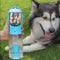 3 in 1 Water Bottle; Food Dispenser; Poop Bag Holder