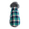 British Plaid Zipper Down Dog Jacket