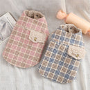 Cute Plaid Dog Jacket