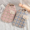 Cute Plaid Dog Jacket