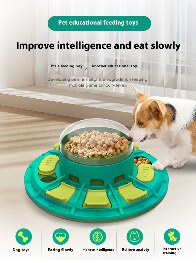 Interactive Dog Puzzle Toy for IQ Boost & Slow Feeding