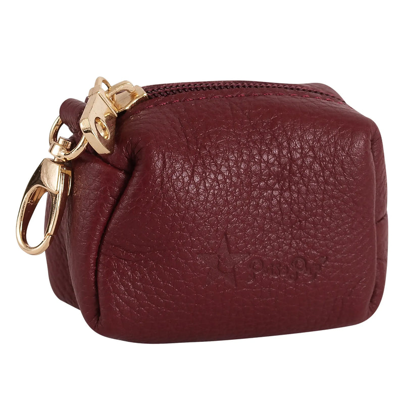 Leather Dog Poop Bag Holder (Various Colors)